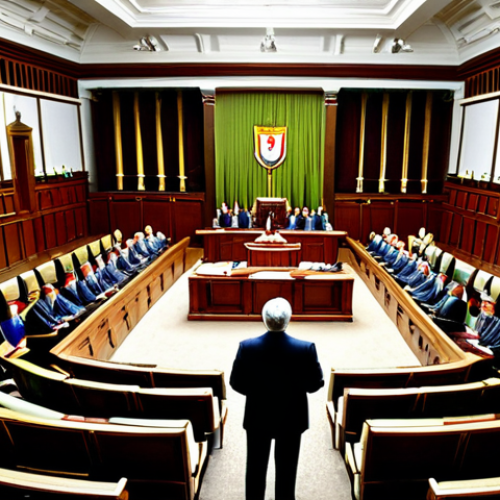 Home 6 Santa Lucia Parliament**
"Interior of the Santa Lucia Parliament during a session. Representatives in professional attire are engaged in a lively debate. Flags of Santa Lucia are visible in the background. Professional setting, appropriate content, fully clothed, safe for work, perfect anatomy, natural proportions, high quality, family-friendly."
**